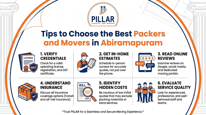 Tips to Choose the Best Packers and Movers in Abiramapuram