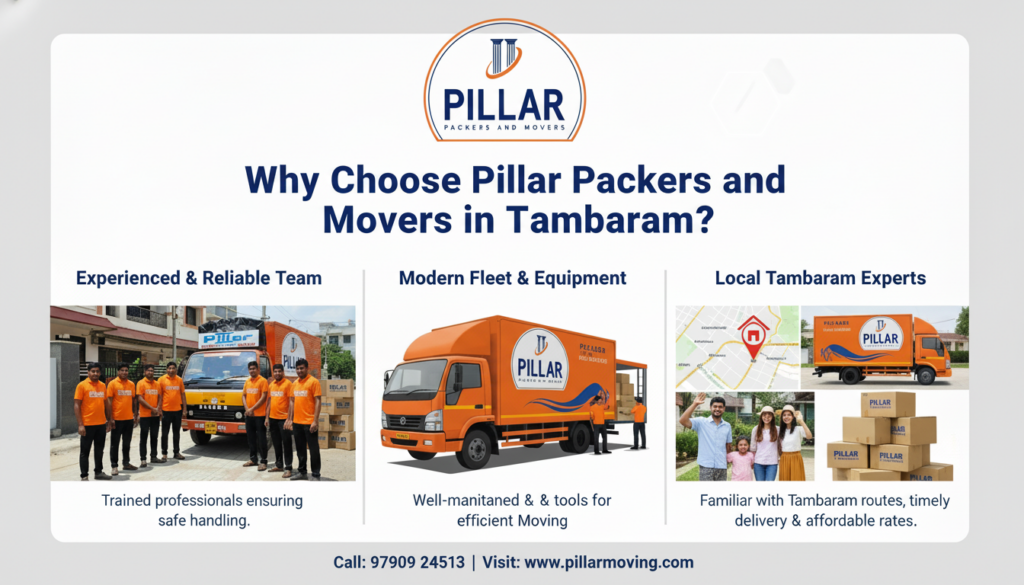 Why Choose Pillar Packers and Movers in Tambaram?