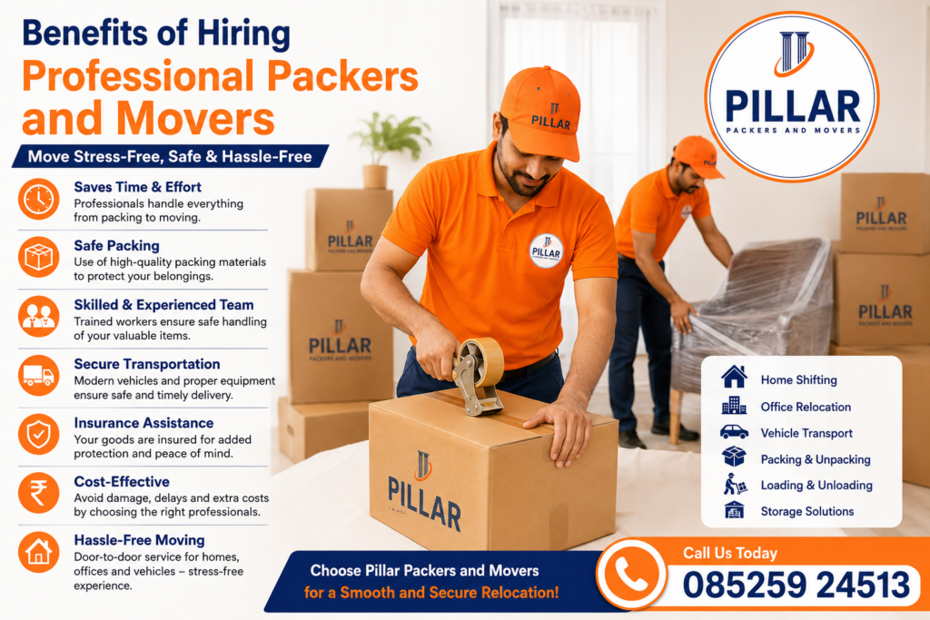 Benefits of Hiring Professional Packers and Movers