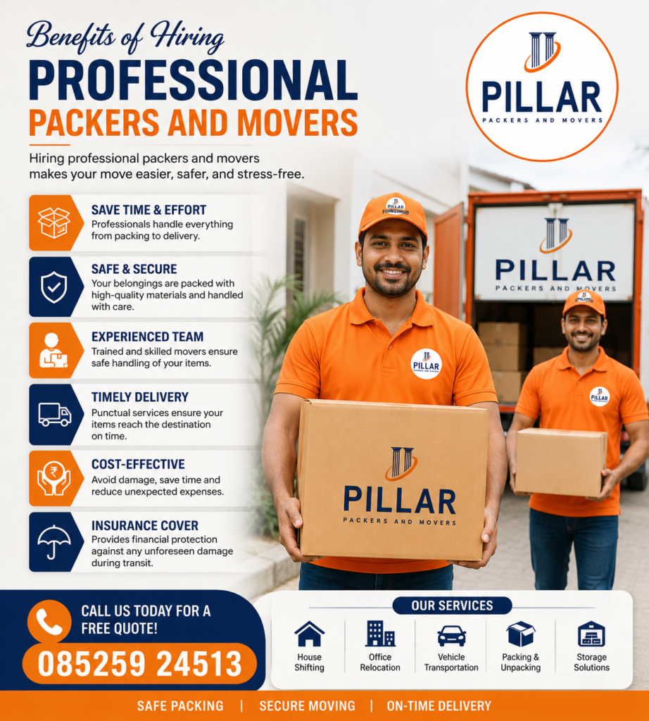Benefits of Hiring Professional Packers and Movers