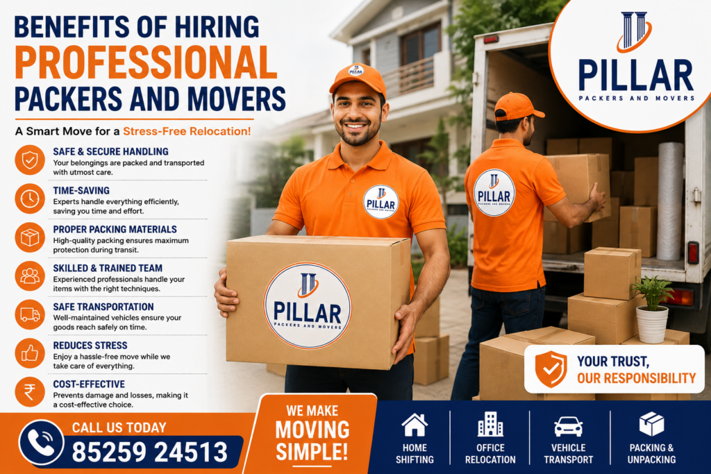 Benefits of Hiring Professional Packers and Movers