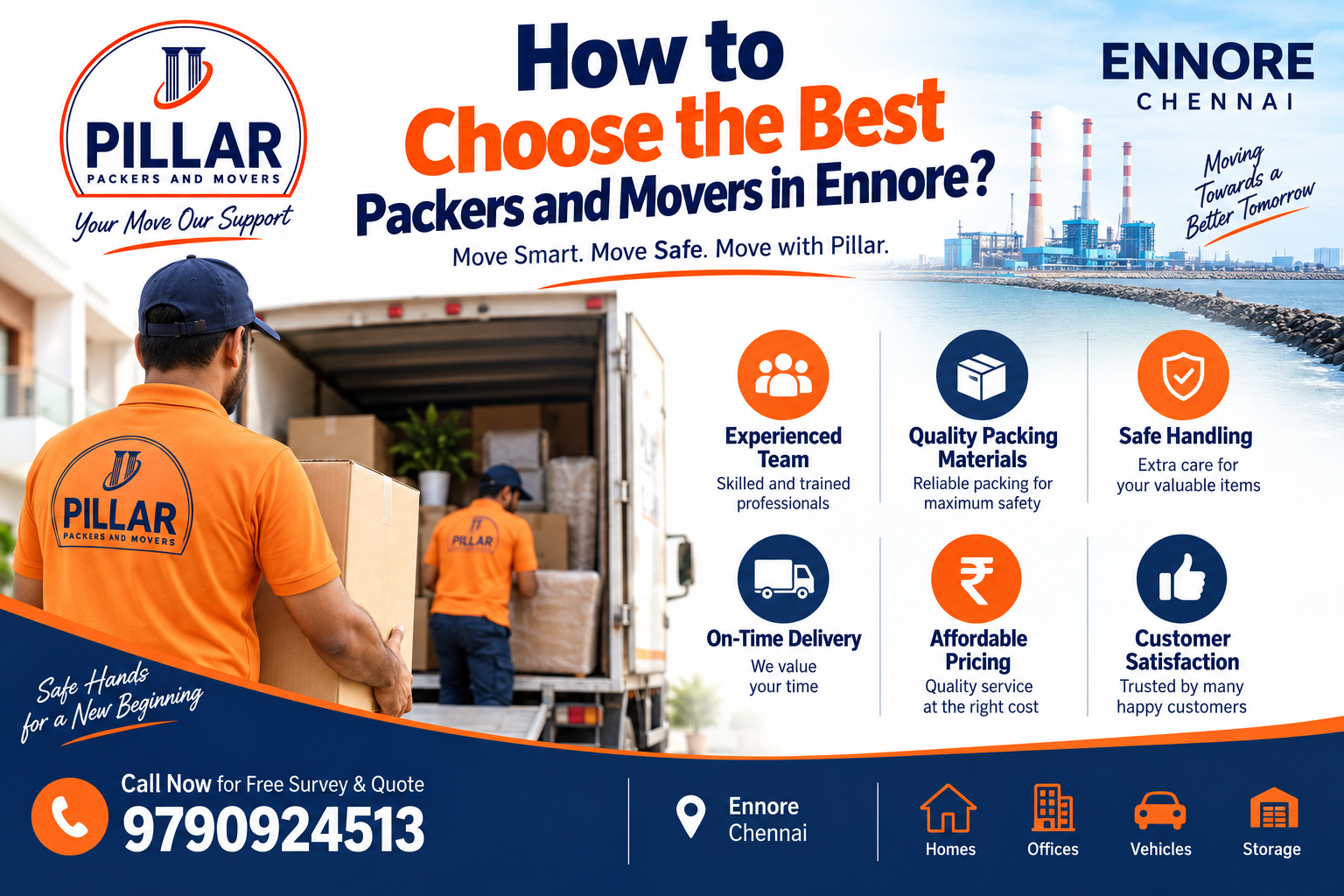 Choose the Best Packers and Movers in Ennore