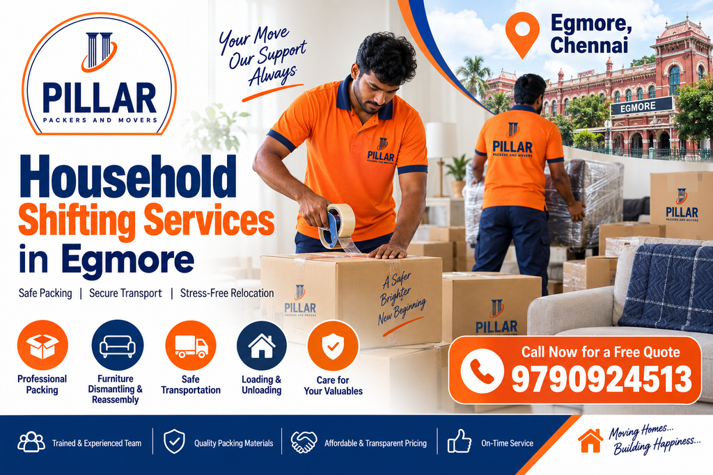 Household Shifting Services in Egmore