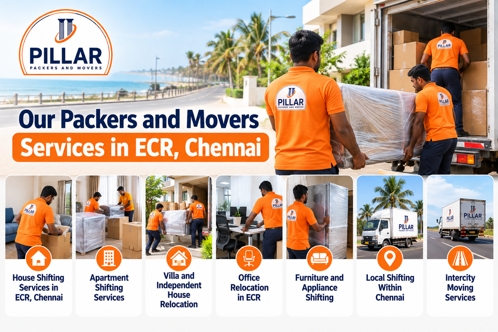 Our Packers and Movers Services in ECR