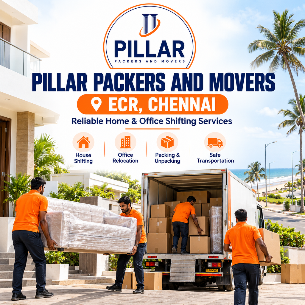 Pillar Packers and Movers in ECR, Chennai.