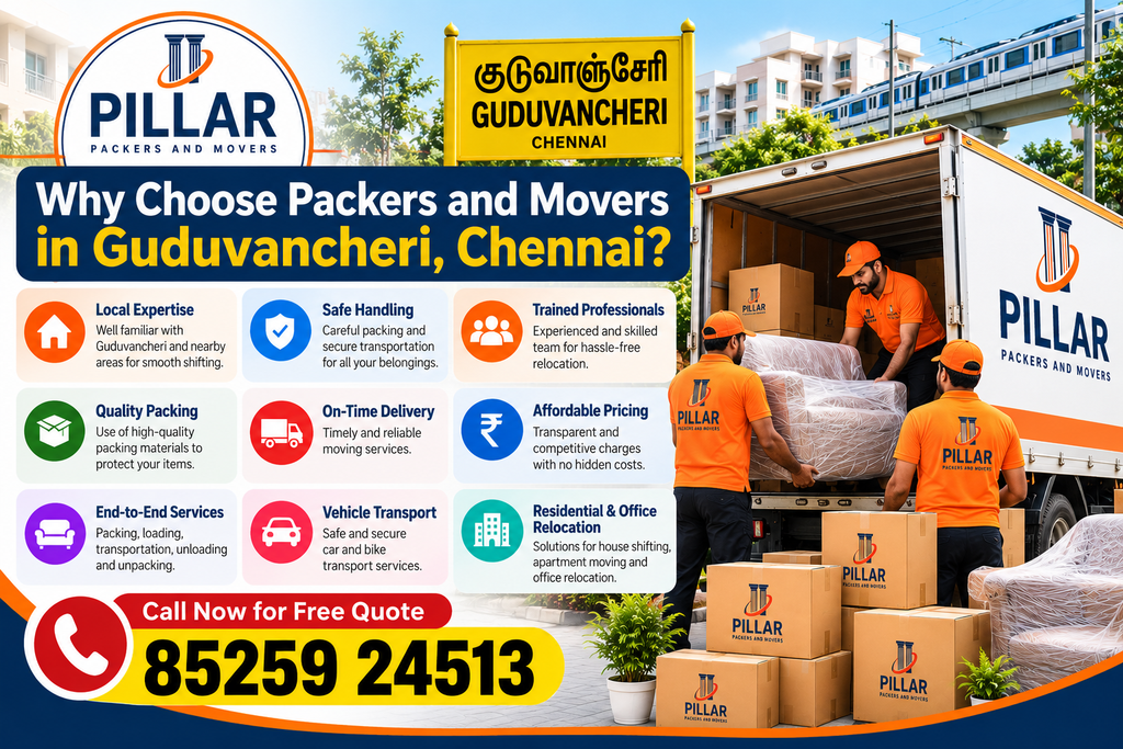 Why Choose Packers and Movers in Guduvancheri, Chennai